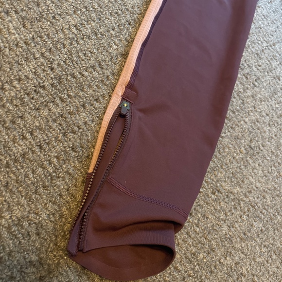 Athleta running legging aubergine purple maroon size small Allyson Felix - Picture 2 of 5